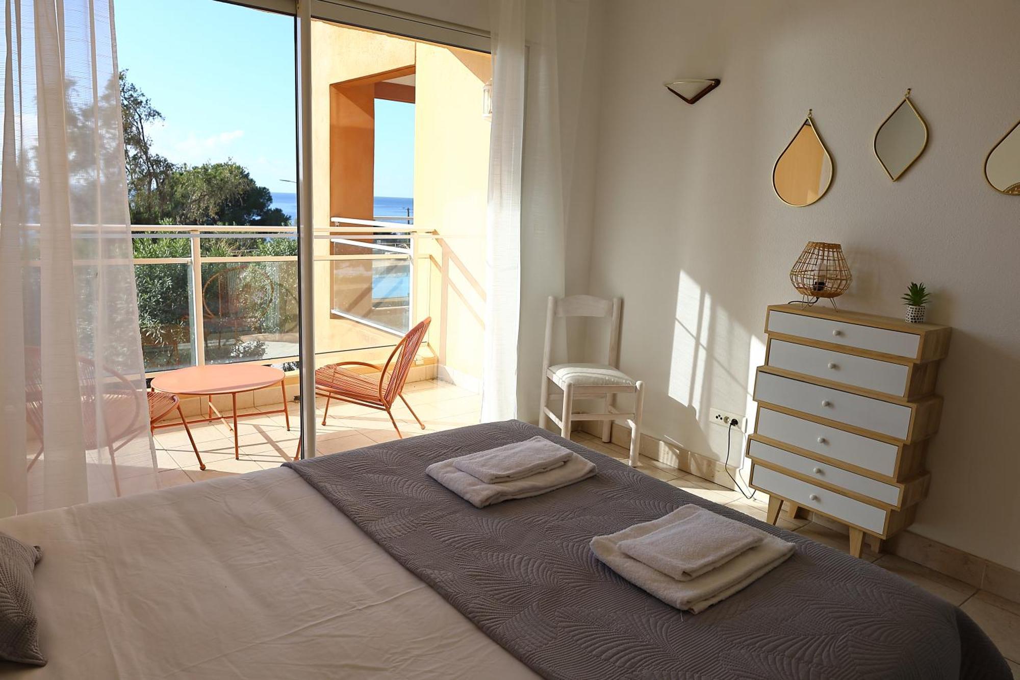 Superbe T2 Vue Mer - Piscine & Plage A 100M アジャクシオ エクステリア 写真